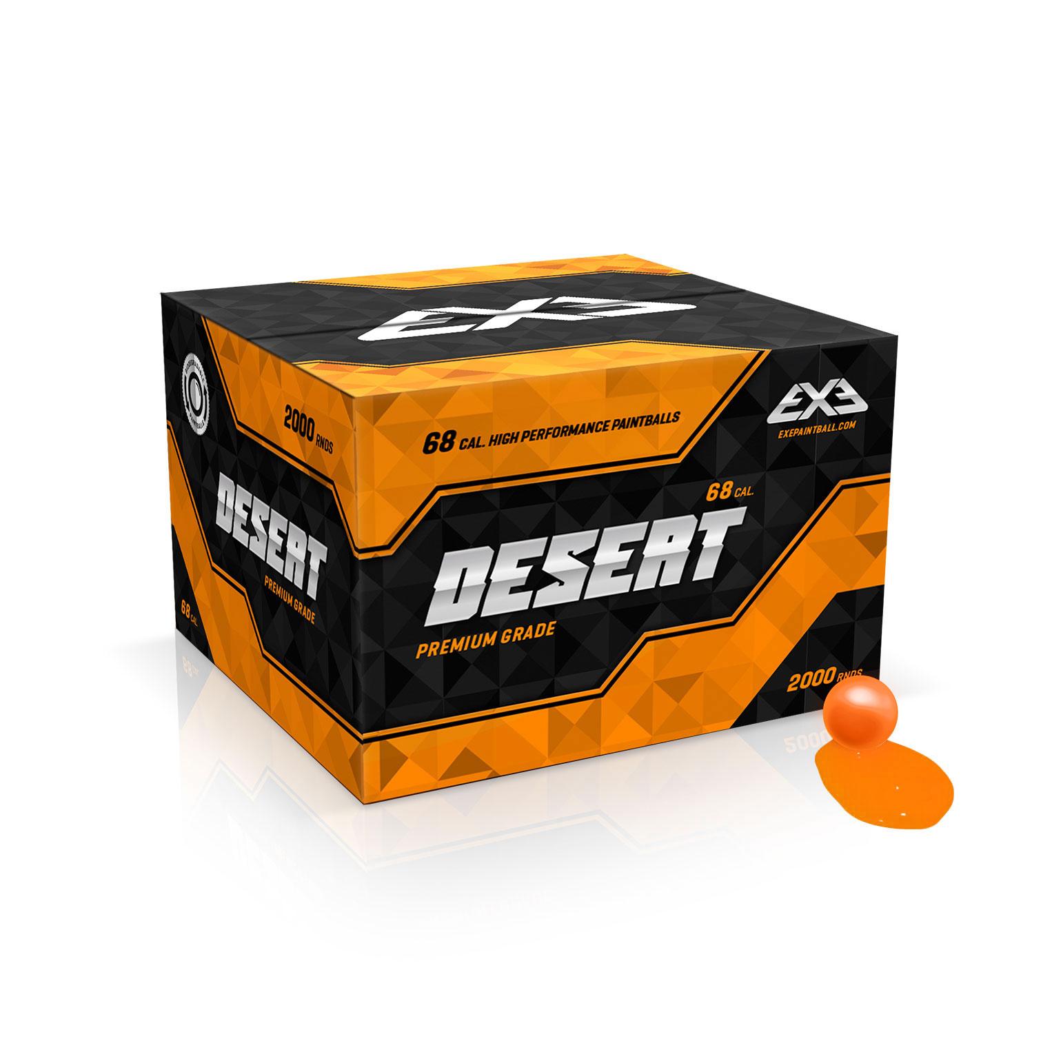 Paintballs EXE Desert Metalic Orange/Orange Fill *Envío Gratis 2/3 Días